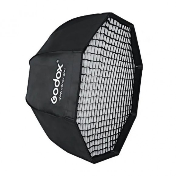 Godox 95cm Umbrella action Octa Softbox & Grid SB-GUE95 - Bowens Mount